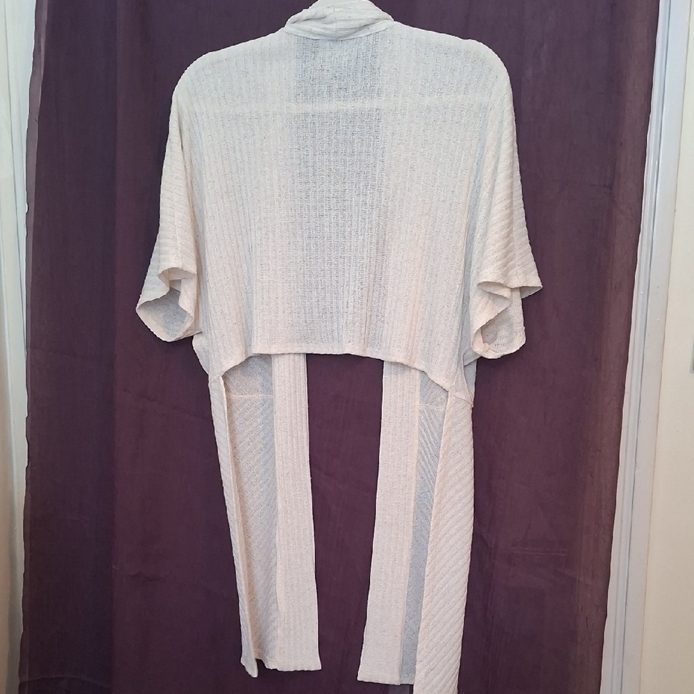 Frank Lyman Design Cream Textured Cardigan - Picture 9 of 9